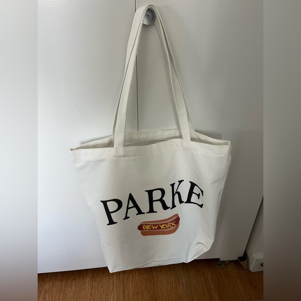 Parke New York City pop up tote bag